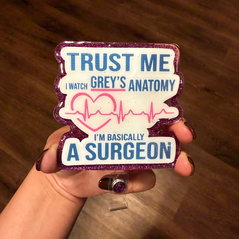 Grey's Anatomy Inspired badge reel